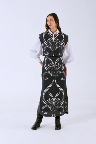 Aspen Skirt, Fountain Black