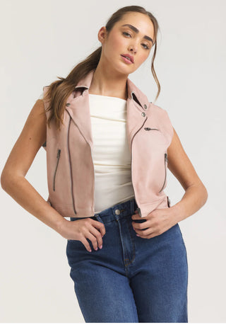 Jilli Vest in Pink