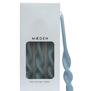 MÆGEN Twist Taper Candles - 3 Pack