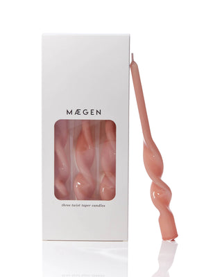 MÆGEN Twist Taper Candles - 3 Pack