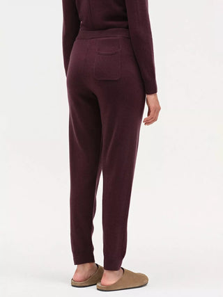 Cuffed Joggers, Aubergine