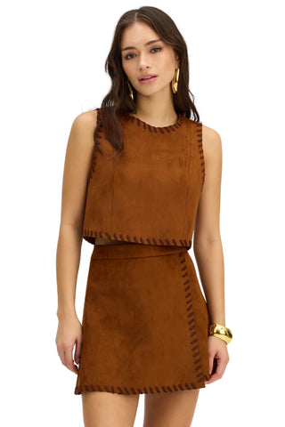 Whipstitch Everly Tank, Chestnut