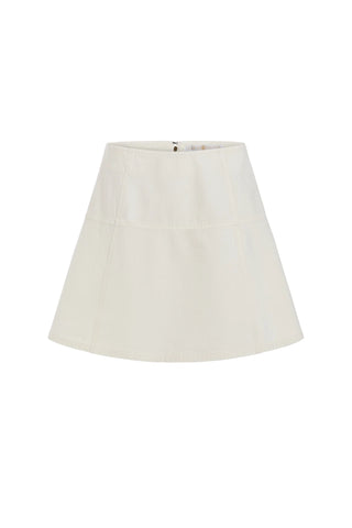 Crawford Skirt, Whitewash