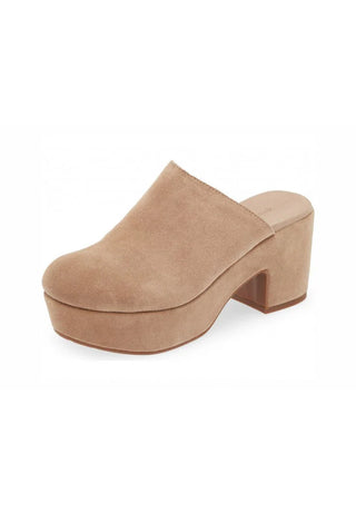 Ginette Suede Platform Clog