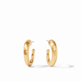 Hammered Gold Hoop - Small