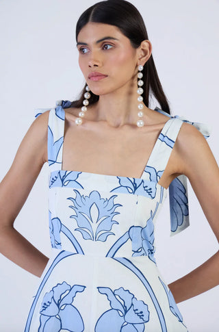 Pearl Dress, Monaco Celeste