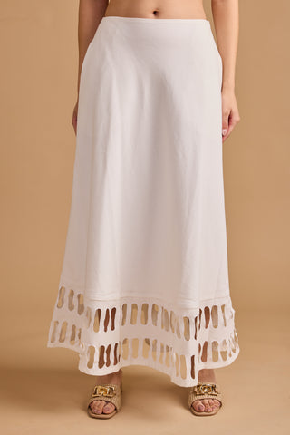 Dalia Skirt, Creme