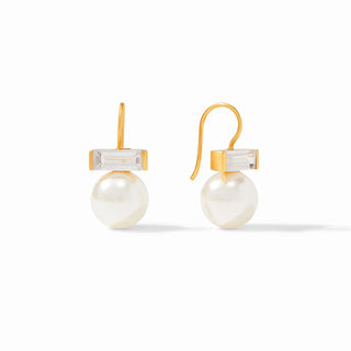 Charlotte Earring - Cz/Pearl