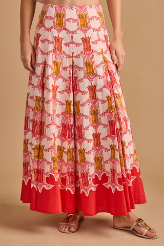 Hailey Skirt, Desert Tulip