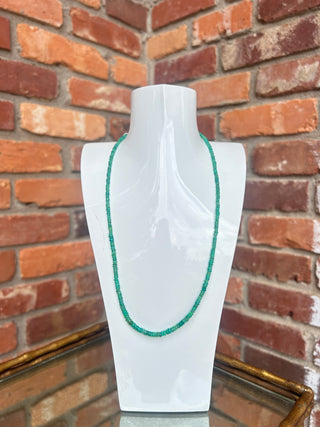 Ethiopian Opal Green Necklace