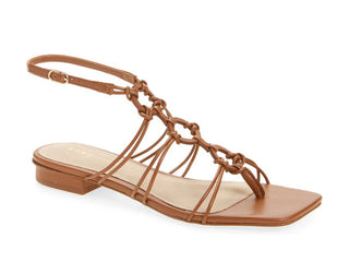 Catia Sandal, Tan Leather