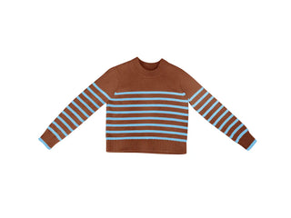 Chocolate Sky Stripe Sweater