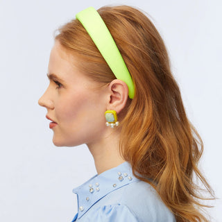 Chartreuse Neoprene Alice Headband