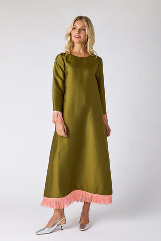 Drewry Dress, Olive