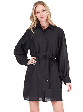 Shirtdress in Black