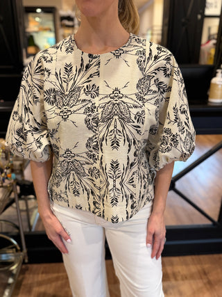 Gored Top, Inkblossom