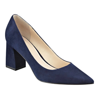 Zala Heel - Navy Suede