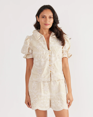 Sheryl Top in Cobblestone