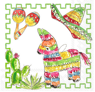 Fiesta Cocktail Napkin
