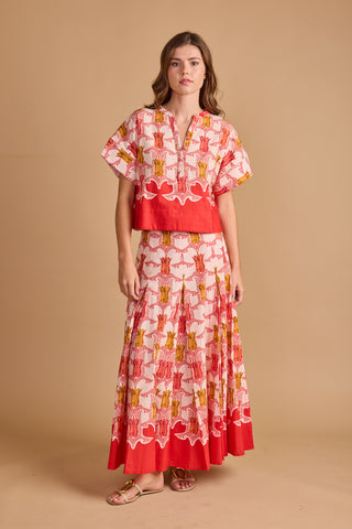 Hailey Skirt, Desert Tulip