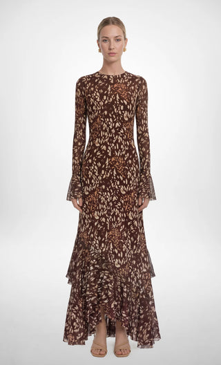 Kotiya Maxi Dress, Brown