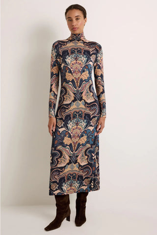 Paxton Dress, Saddle