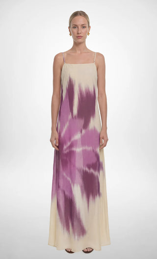 Java Mulberry Maxi Dress, Burgundy