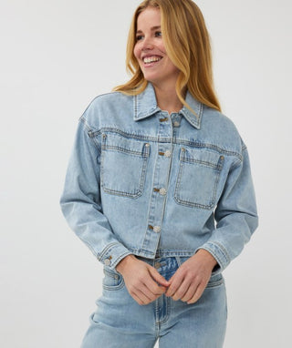 Short Denim Oversized Jacket