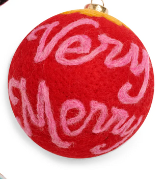 "Very Merry" Assorted Ornaments, Multi