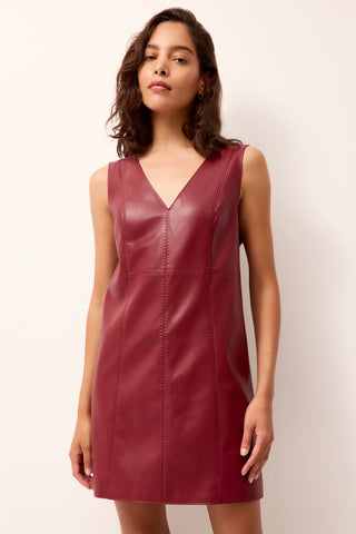 Violette Dress in Brick