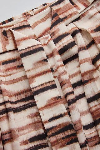 Elina Midi Skirt, Abstract Print