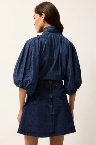Navi Top, Chambray