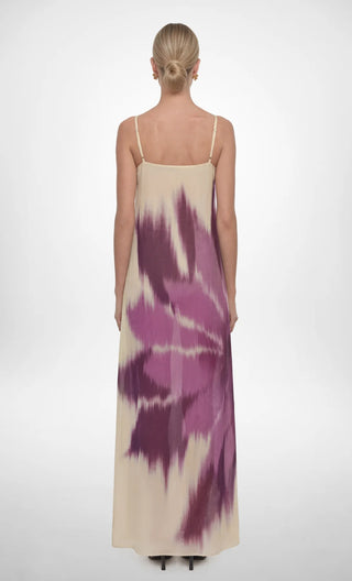 Java Mulberry Maxi Dress, Burgundy