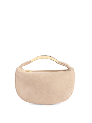 Luna Top Handle Bag, Bone