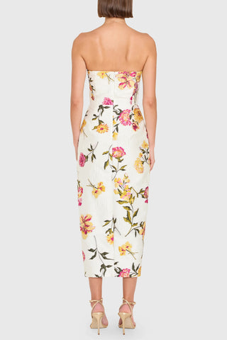 Ivy Dress in White Multi