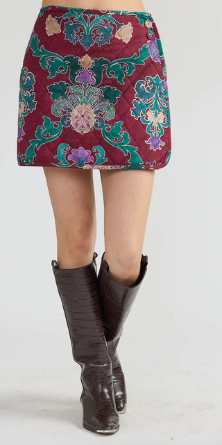 Stevie Skirt, Damask