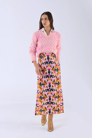 Aspen Skirt in Reflections Rose