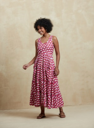 CAIRO MAXI DRESS in PINKETNA