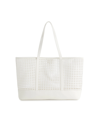 Soleil Tote in Blanc