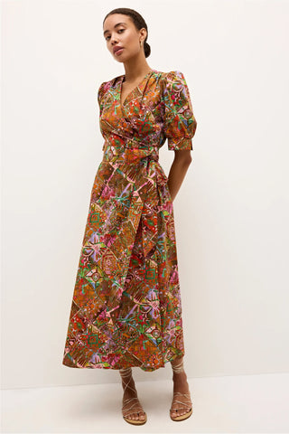 Rita Wrap Dress in Tahiti
