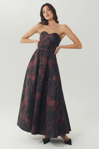 Judy Dress, Brown/Black