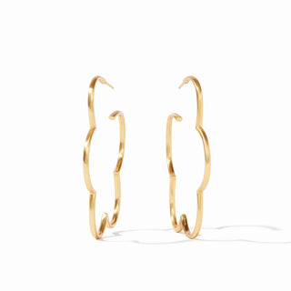 Gardenia Hoop-Gold-L