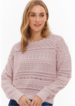 Monroe Sweater in Blush Pink