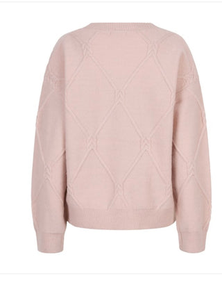 Cable Square Sweater in Candy