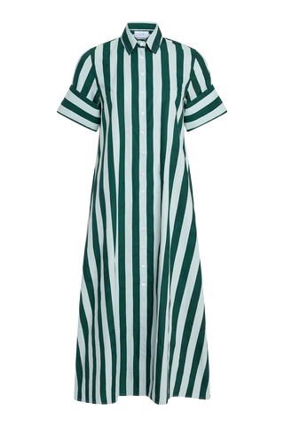 Gibbons Dress, Dunlin Stripe