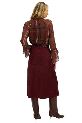 Kit Skirt, Oxblood