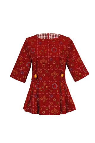 Sunset Top, Red