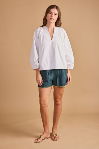 Cora Top, White