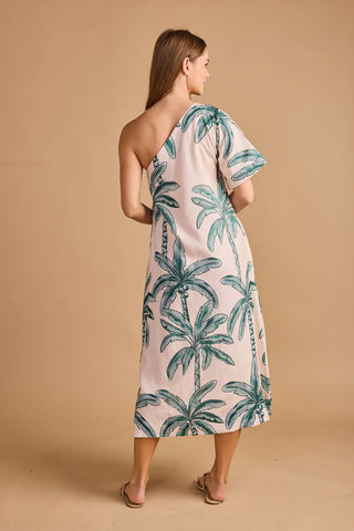 Janey Dress, Coconut Palm