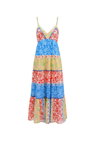 Liam Maxi Dress, Mixed Print